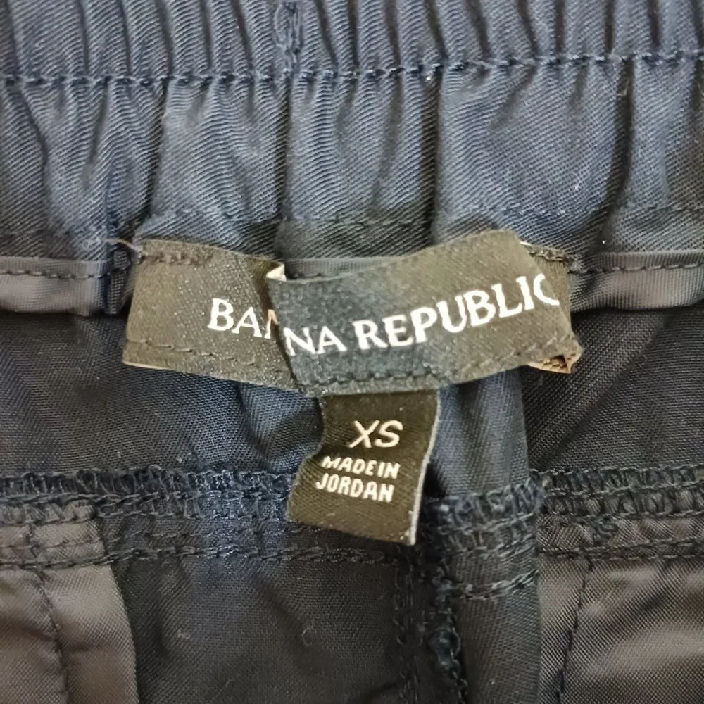 Banana Republic Women's Navy Lyocell Utility Joggers Size XS